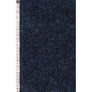 BLUE by Batik Australia #1157, Batik Cotton Fabric 110cm Wide