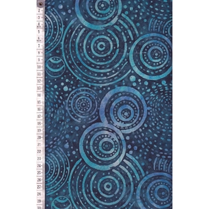 BLUE by Batik Australia #1158, Batik Cotton Fabric 110cm Wide