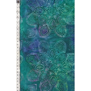 BRIGHT MANDALA #1205 by Batik Australia 110cm Wide Cotton Fabric