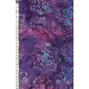 BRIGHT MANDALA #1208 by Batik Australia 110cm Wide Cotton Fabric