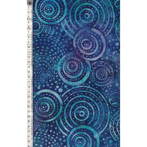 BA1212 CIRCLES by Batik Australia 110cm Wide Cotton Fabric