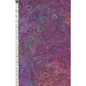 BRIGHT MANDALA #1238 by Batik Australia 110cm Wide Cotton Fabric