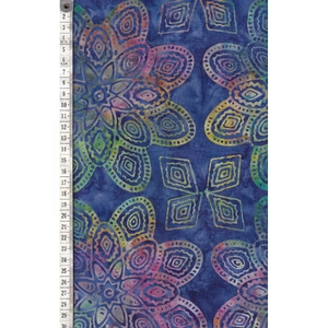 BRIGHT MANDALA #1247 by Batik Australia 110cm Wide Cotton Fabric
