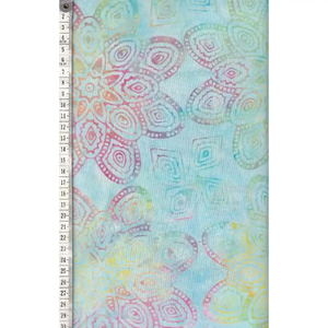 Pastels #1252 by Batik Australia 110cm Wide Cotton Fabric