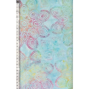 Pastels #1252 by Batik Australia 110cm Wide Cotton Fabric
