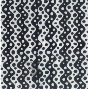 BLACK &amp; WHITE #1533 by Batik Australia 110cm Wide Cotton Fabric