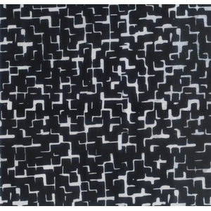 BLACK &amp; WHITE #1535 by Batik Australia 110cm Wide Cotton Fabric