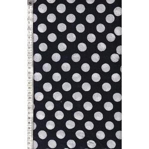 BLACK &amp; WHITE #1536 by Batik Australia 110cm Wide Cotton Fabric