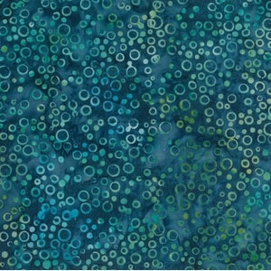 41CM REMNANT Ocean Mandala #1616 by Batik Australia 110cm Wide Cotton Fabric