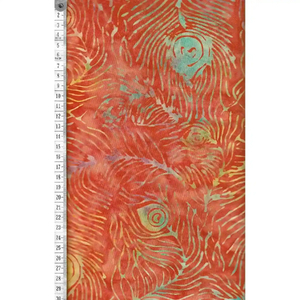 BA207 FEATHERS by Batik Australia 110cm Wide Cotton Fabric
