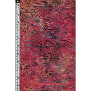 Batik Australia BA45-260 Red Orange, 110cm Wide Cotton Fabric