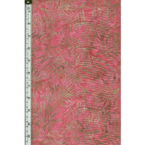 Batik Australia BA45-269 Fronds Dusty Pink 110cm Wide Cotton Fabric