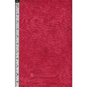 Batik Australia BA45-270 Swirl Dots Red 110cm Wide Cotton Fabric