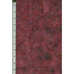 Batik Australia BA45-278 Red Rust Burst, 110cm Wide Cotton Fabric