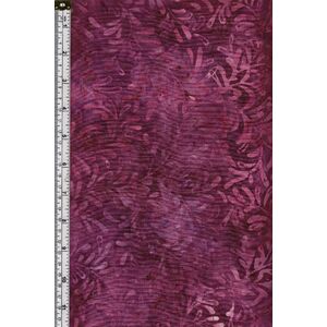 Batik Australia BA45-287 Fronds Wine, 110cm Wide Cotton Fbaric