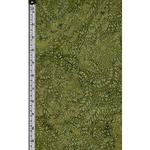 Batik Australia BA45-306 Fern Fronds Lt Army Green, 110cm Wide Cotton Fabric