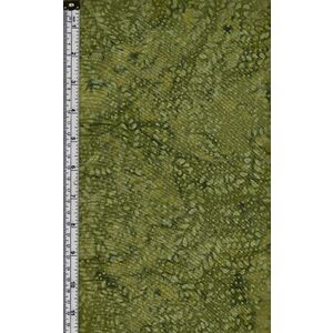 Batik Australia BA45-306 Fern Fronds Lt Army Green, 110cm Wide Cotton Fabric