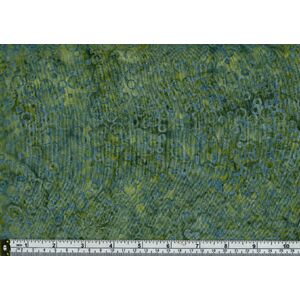 Batik Australia BA45-394 Bubbles Green 110cm Wide Cotton Fabric