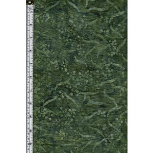 Batik Australia BA45-422 Wattle Dark Green 110cm Wide Cotton Fabric