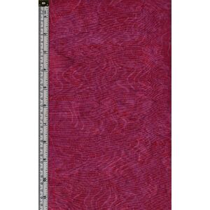 Batik Australia BA45-448 Waves Pinky Red 110cm Wide Cotton Fabric