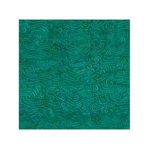 Designers Palette #1399 Swirls Green, 112cm Wide By Batik Australia