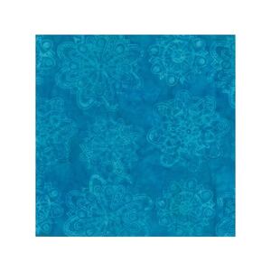 Designers Palette #1401 Mandala Blue, 112cm Wide By Batik Australia