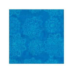 Designers Palette #1409 Mandala Blue, 112cm Wide By Batik Australia