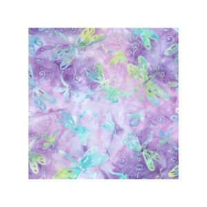 Batik #1480 Springtime Lilac, 112cm Wide by Batik Australia