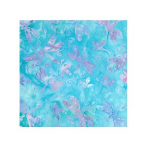 Batik #1481 Springtime Blue, 112cm Wide by Batik Australia