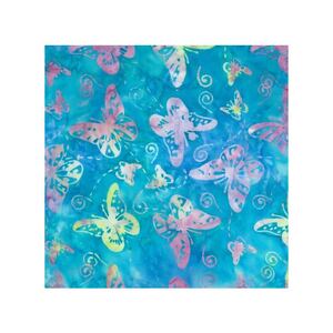 Batik #1484 Springtime Blue, 112cm Wide by Batik Australia