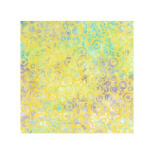Batik #1492 Springtime Yellow, 112cm Wide by Batik Australia
