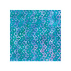 Batik #1494 Springtime Teal, 112cm Wide by Batik Australia