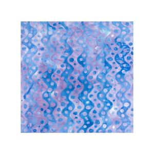 Batik #1495 Springtime Blue, 112cm Wide by Batik Australia