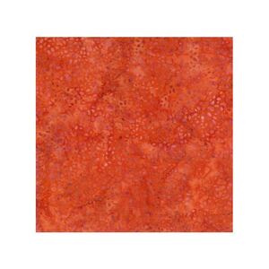 25CM REMNANT Batik #1508 Fire Orange, 112cm Wide by Batik Australia