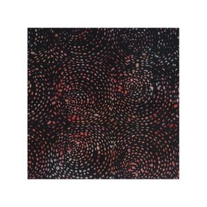 Batik #1522 Fire Charcoal, 112cm Wide by Batik Australia