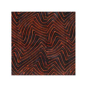 Batik #1526 Fire Charcoal Orange, 112cm Wide by Batik Australia