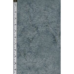 Batik Australia BA45-460 Grey Blue Burst 110cm Wide Cotton Fabric