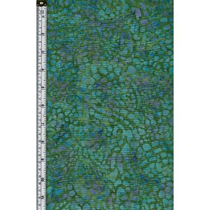 Batik Australia BA45-503 Blue Green 110cm Wide Cotton Fabric
