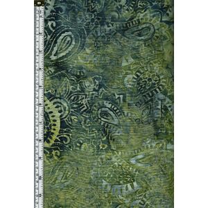 Batik Australia Designers Palette BA45-515 Jacobean Green 110cm Wide Cotton Fabric