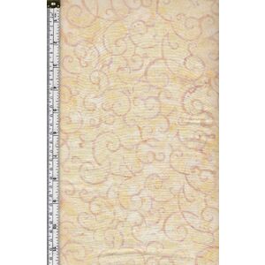 Batik Australia Designers Palette BA45-527 Pale Yellow 110cm Wide Cotton Fabric