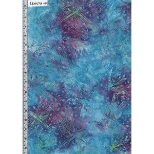 Batik Australia BA45-817 Bugs Dragonfly Multi 110cm Wide Cotton Fabric