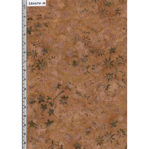 Batik Australia BA45-824 Bugs Floral Earth 110cm Wide Cotton Fabric