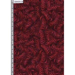 Batik Australia BA45-827 Bugs Dark Red 110cm Wide Cotton Fabric