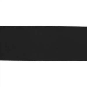BLACK 36mm (Folded) Woven Edge Satin Blanket Binding By The Metre