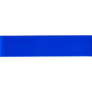 ELECTRIC BLUE 36mm (Folded) Woven Edge Satin Blanket Binding By The Metre