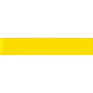 YELLOW 36mm (Folded) Woven Edge Satin Blanket Binding By The Metre