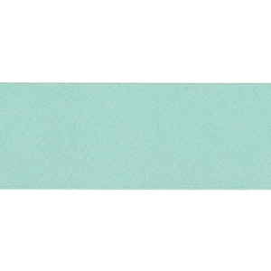 AQUA 50mm (Folded) Woven Edge Satin Blanket Binding By The Metre