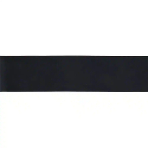 BLACK 50mm (Folded) Woven Edge Satin Blanket Binding By The Metre