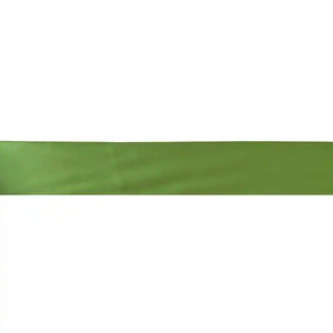 BUD GREEN 50mm (Folded) Woven Edge Satin Blanket Binding By The Metre