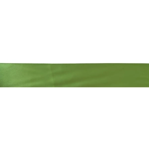 BUD GREEN 50mm (Folded) Woven Edge Satin Blanket Binding By The Metre